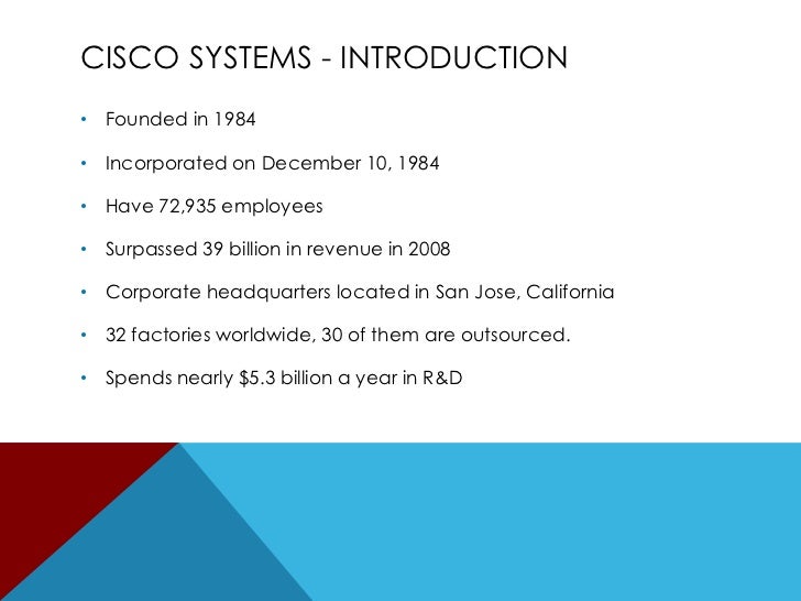 Cisco system analysis cisco stock analysis